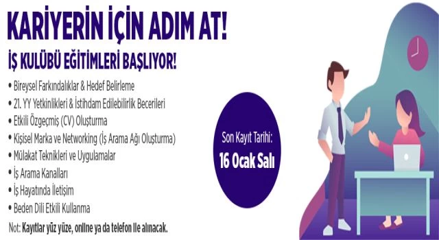 Ataşehir’de İş Kulübü Eğitimleri düzenlenecek!