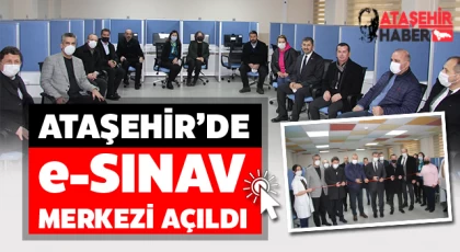 Ataşehir’in ilk e-sınav merkezi açıldı