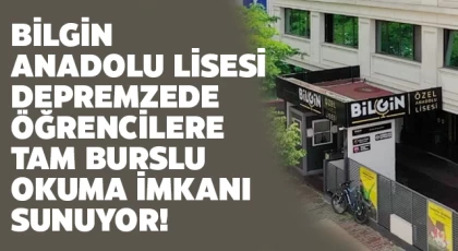 Bilgin Anadolu Lisesi, 32 öğrenciye 100% burslu eğitim verecek!