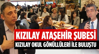 Kızılay Ataşehir Şubesi, Okul Kızılay Gönüllü Temsilcileriyle Buluştu